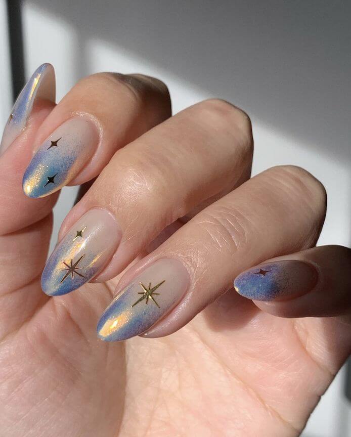 Celestial look nails