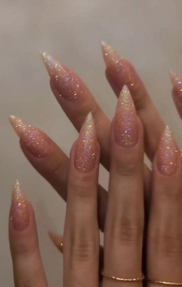 Glitter nail Designs