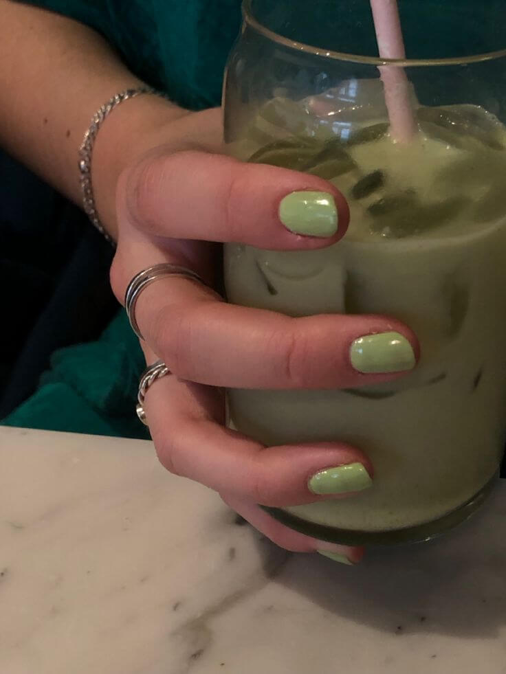 Matcha nails