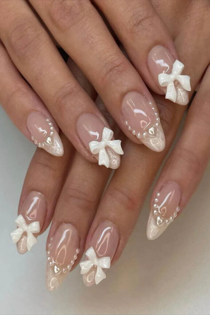 Coquette nails spring